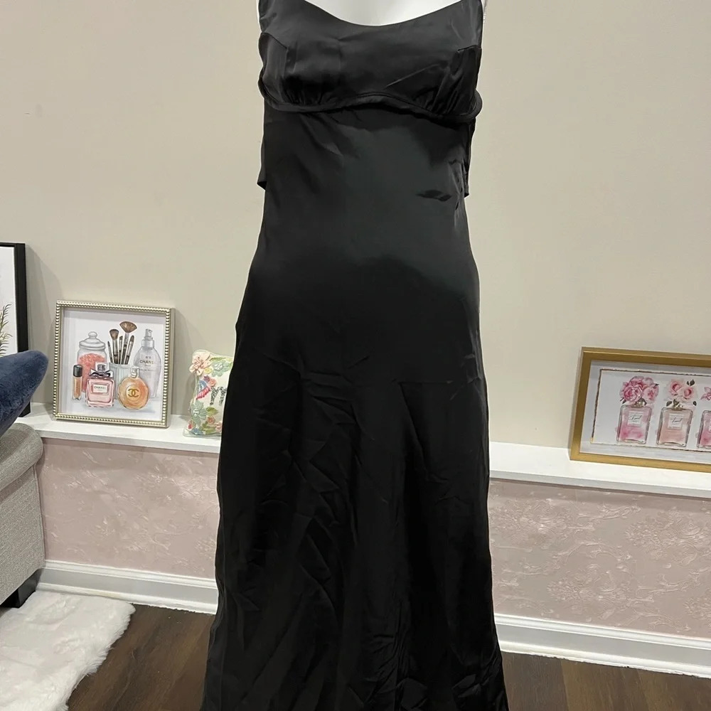 LILLUSORY Womens Corset Satin dress - Picture 2 of 4